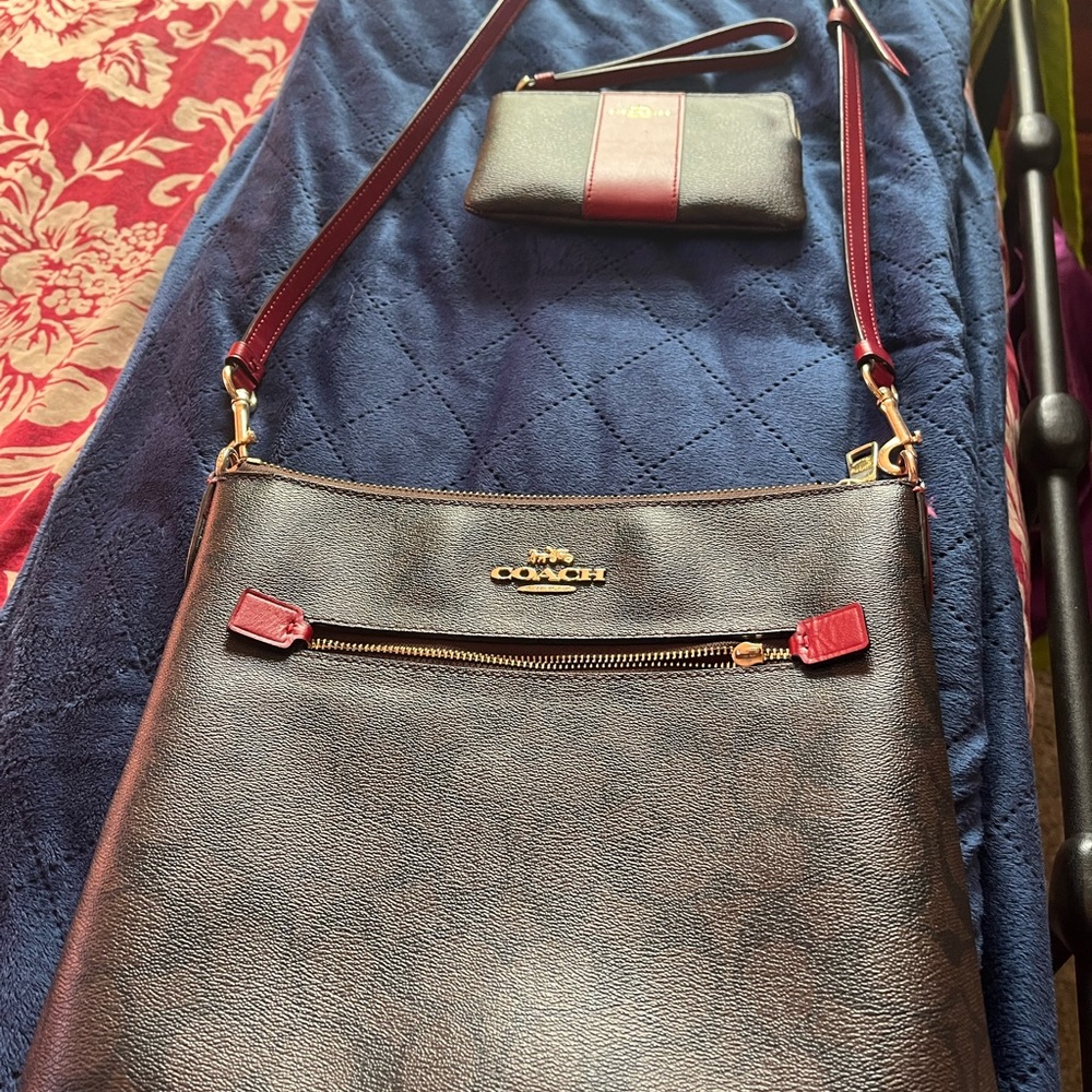 Coach Crossbody with small wallet